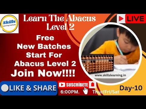 Abacus Level - 2, Day - 10, Let's Fun With Abacus