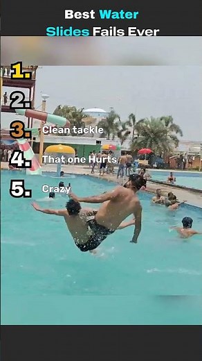TOP 5 BEST WATER SLIDE FAILS EVER 😂💦 #1 IS INSANE