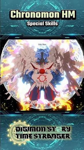 Chronomon Holy Mode Special Skills! | Holy Flare & Chronos Crop – Digimon Story Time Stranger