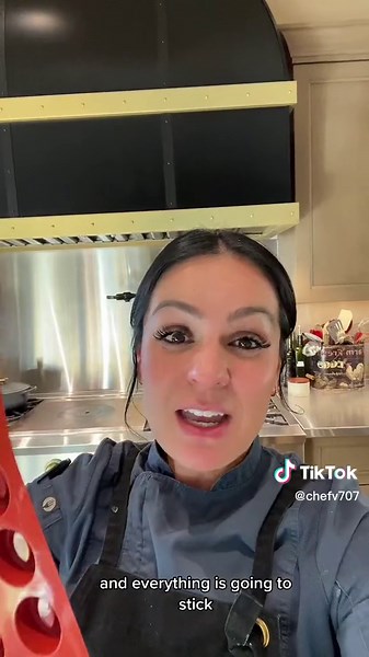 Quick tip! NEVER use nonstick spray of any kind on your silicone molds or Silpats. The propellants in the spray will leave a residue that will build up over time and leave a sticky residue that will have the opposite effect and everything will stick. Use real butter or oil if you are tempted to create a barrier (although you really should not need to with silicone). #cheftips #chefhack #chefhacks #cookingtips #bakingtips #kitchentips #cookinghack #bakinghack #learnfromme #learnfrommechef #cookin