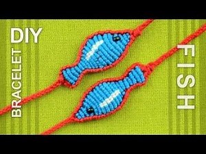 How to Make a Macrame FISH BRACELET (DIY)