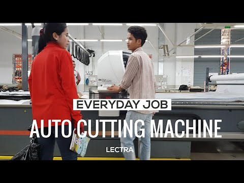 Fabric Auto Cut Machine - Lectra : Cutting Room