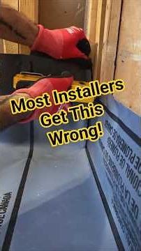 90% of people mess this up 💀🚿 Shower liner install