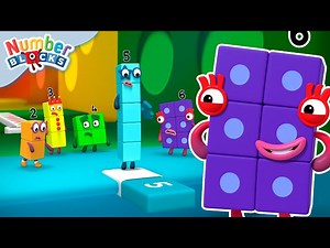 ULTIMATE Shapes, Grids, Patterns and Codes! 🔵🟩🟡🟥 | Learn to Count | Numberblocks - Videos For Kids