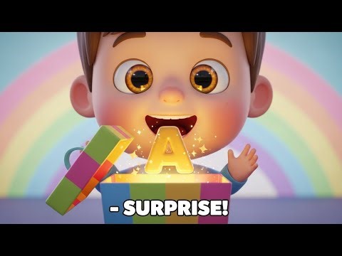 Alphabet Surprise Box 🎁| A–Z Letters for Toddlers | ABC Learning Video