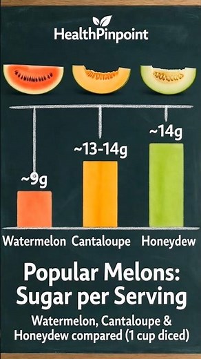 🍉 Diabetes Tip: The Lowest Sugar Melon Revealed!