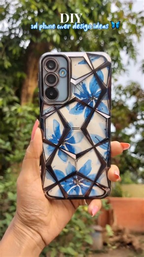 3d aesthetic phone cover design || how to make aesthetic phone case design || #shorts #diy