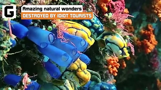 Amazing natural wonders destroyed by idiot tourists