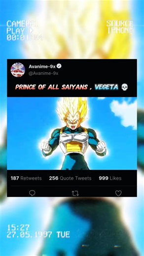 Prince of All Saiyans, Vegeta 💀|#vegeta #goku #anime #dragonball #animeedit #shorts #viral #gojo