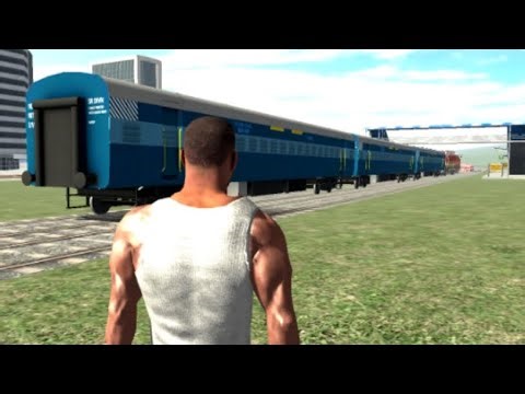 TRAIN VS NEW CAR CHALLENGE INDIAN BIKE DRIVING 3D LIVE