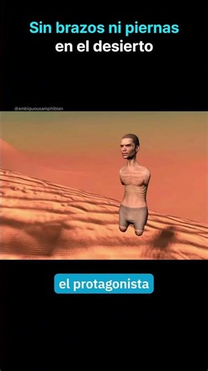 No arms or legs in the desert… and he survived 🦾😱