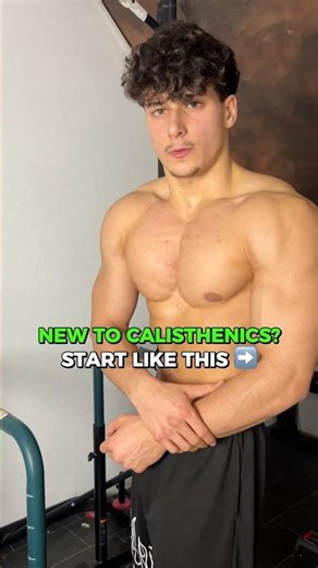How to Start CALISTHENICS Step by Step (Beginner Roadmap) 📈 #calisthenics #buildmuscle #homeworkout