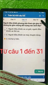 học trọn bộ 600 câu lý thuyết lái xe hạng b, c cực dễ #hoclaixe #meolaixe #600caulythuyet | Mẹo Học Lý Thuyết Lái Xe Ô Tô