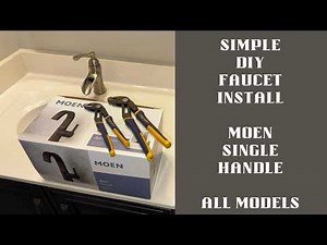 DIY - How to Replace & Install Bathroom Sink Faucets