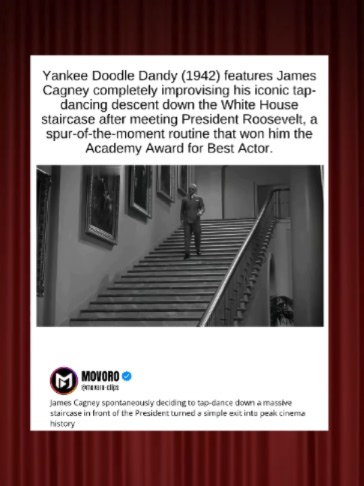 James Cagney’s Most Famous Oscar Moment #jamescagney #hollywood #classicmovies