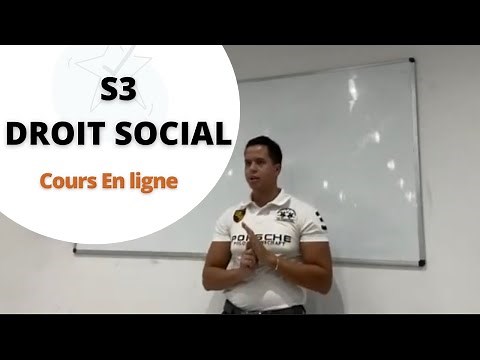 S3- Module DROIT SOCIAL(Part 1) cours en ligne.