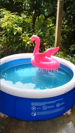 Piscina 1000 litros com borda inflável