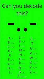 Could you decode it WITHOUT HINTS??? #morse #morsecode #challenge