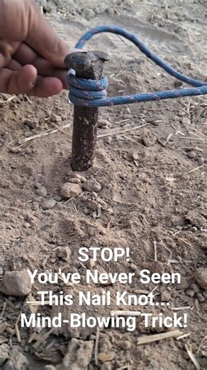This Nail Knot SHOCKED Everyone! #diy #knot