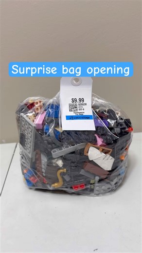 What is inside this $10 Lego thrift bag? #fyp #lego #unboxing #thrift #thrifthaul