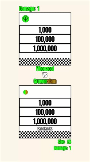 Earclacks on Instagram: "Fibonacci Ball (nerfed) VS Grower+Slammy Ball #satisfying #simulation #physics"