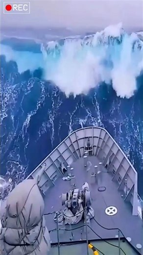 How Ships Survive Deadly Storms 🌊 #ocean