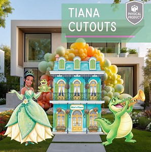 Tiana Princess Cutout, Princess Palace, Princess Party, Yard Sign, First Birthday, Tiana Palace, Baby Shower,fairytale,princess and the Frog - Etsy