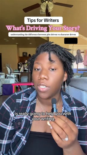 Viranda | Writing Tips & Advice on Instagram: "💡 Realizing that my book was character driven FREED me from the shackles of thinking that my nothing was happening in my story. The reality is in character driven stories—typically literary fiction—the story is about the characters internal journey and the ways its reflected into an external journey. 👉🏾 Meaning I didn’t need over the top scenes or bombastic events, because that would only distract from what the story is truly about. Gaining clari