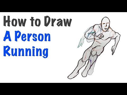 Drawing a Person Running | easy tutorial with instruction
