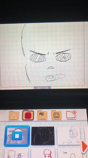 yall really wanted to see my sans flipnote so uh 😳😳😳 #flipnote #flipnote3d #animation #sans