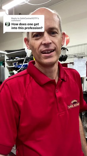 Replying to @SafeCanine92771 getting into shoe repairs at a young age ##shanesshoerepairs##shanebarrshoerepairs##shoehacks##howto