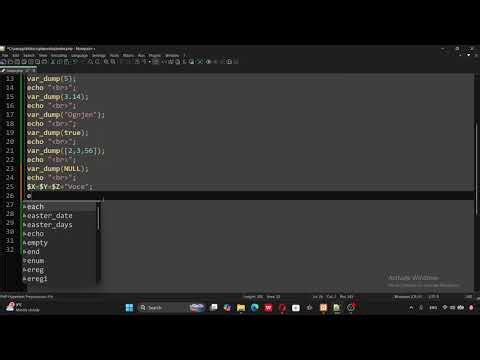 PHP Tutorijal #3 Varijable i opsezi varijabli