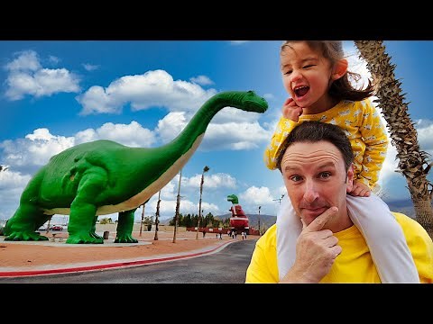 The World's Largest Dinosaur Statues near Palm Springs California