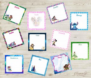 Disney Inspired Personalized Sticky Notes/cartoon Inspired Sticky Notes/fish Extender Gifts/personalized Sticky Notes - Etsy