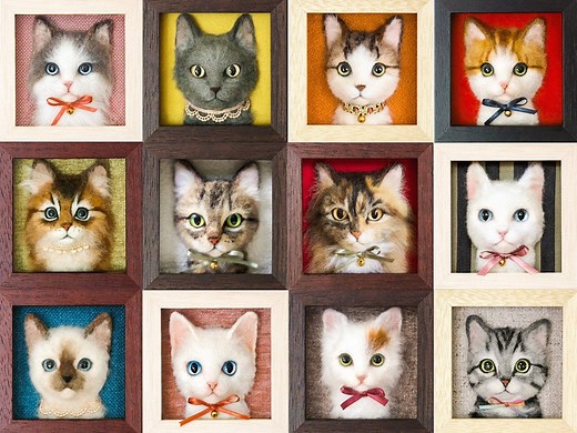 276K views · 2.5K reactions | Purrfect 3D Cat Portraits Made From Wool Felt by Wakuneco Art by Wakuneco. | Crafty Panda | Facebook