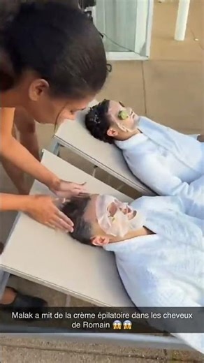 OMG Malak a mis de la crème épilatoire dans les cheveux de Romain 😨🤯