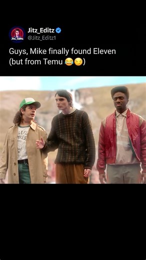 Mike finds Eleven... but from Temu 😂 | Happy Ending for Mike 🤣? #shorts #strangerthings #funny