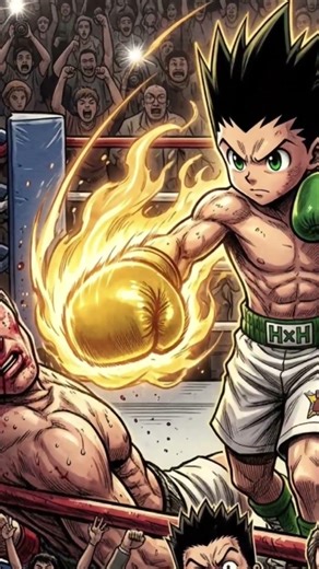 Nobody told Gon Freecss Nen is illegal in boxing 🥊 | AniReforged