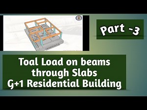 IN EXCEL I TOTAL LOAD TRANSFER ON BEAMS I G + 1 RESIDENTIAL BUILDING I MANUAL CALCULATION