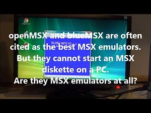 Using real MSX diskettes on a PC with RuMSX