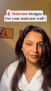 22K views · 15 reactions | 輪 Stunning Staircase Designs for your staircase wall ! 1) Panelling 2) Stonework 3) Pop Moulding 4) Artwork ❤️ If this helped you, Follow @creativevoiz for more interior related content!  Save this for later ✈️ Share this with a friend #staircasedesign #walldesign #creativevoiz #interiordesign | creativevoiz | Facebook