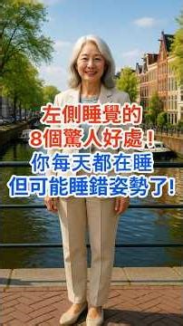 左側睡覺的8個驚人好處｜你每天都在睡，但可能睡錯姿勢了! #睡覺姿勢 #睡眠 #健康 #人生智慧 #中老年健康 #長壽 #改善腰酸背痛