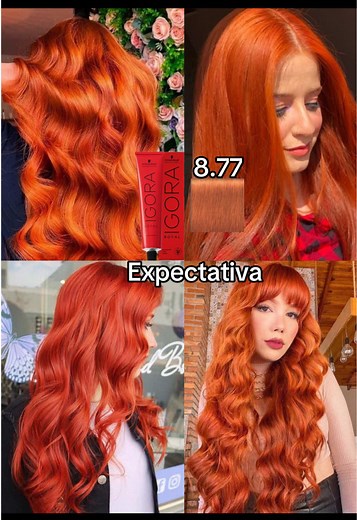 Ruivo Acobreado Intenso: O Poder do Cabelo Laranja