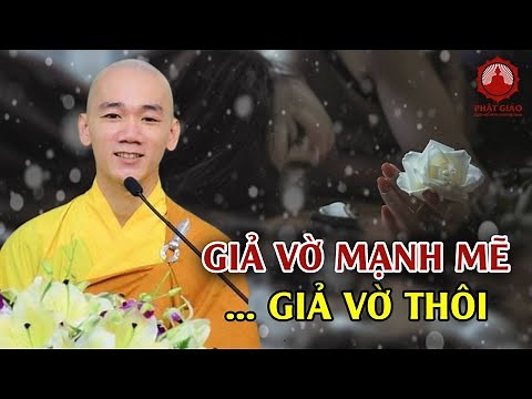 Giả vờ mạnh mẽ giả vờ cười, giả vờ...thôi... Những câu nói hay Thầy Thích Tâm Nguyên | PGVN