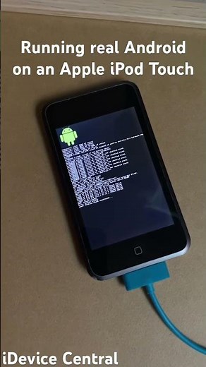 Running REAL ANDROID on an Apple iPod Touch!