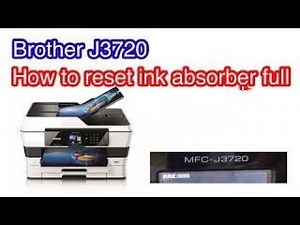 How to Fix Brother Printer Ink Absorber Full | Brother Printer MFC-J3720 Ink Reset