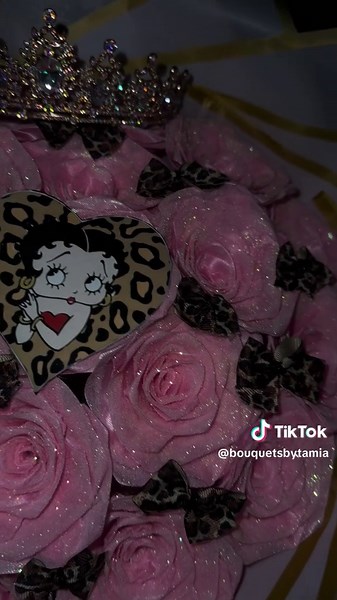 Unique Pink Betty Boop Floral Bouquet Ideas