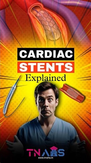 ❤️ How Cardiac Stents Save Lives in Seconds! 🩺 #tnahs #CardiacStent