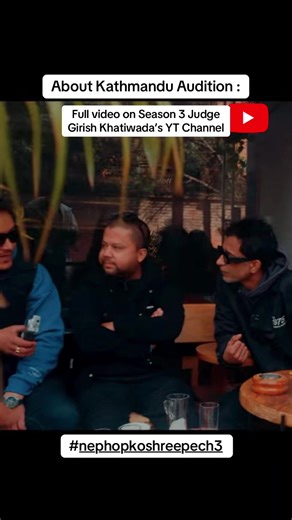Official updates will be announced 🔜 Watch the full video on Season 3 Judge Girish Khatiwada’s official YouTube channel || Nephop Ko Shreepech Season 3 returns after the success of Seasons 1 and 2, continuing a legacy that reshaped Nepali hiphop. From a talent platform to a cultural movement and now season 3 welcomes a new generation of fearless voices. Bigger battles, real bars, and authentic stories define this season celebrating growth, credibility, and respect as the hunt for the next Shree