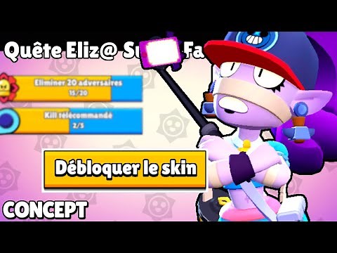 One QUEST and I UNLOCK the NEW ELIZA SKIN, Super Fan Eliza!! BRAWL STARS!!!